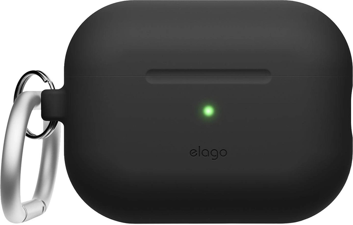 Чехол Elago Silicone Hang Case Black для Airpods Pro 2nd Gen